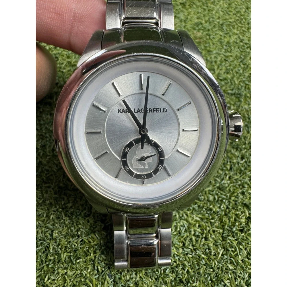 Karl Lagerfeld‎ KL-1204 Launch 2013 Stainless Steel Silver Watch